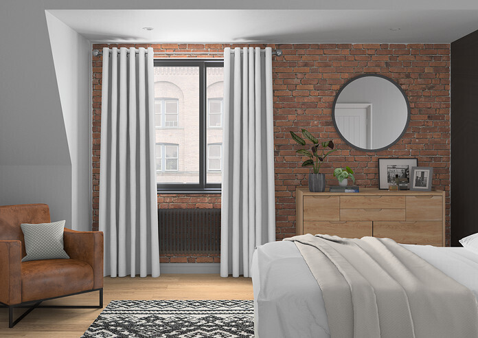 Faux Silk, White - Made to Measure Curtains - Image 5